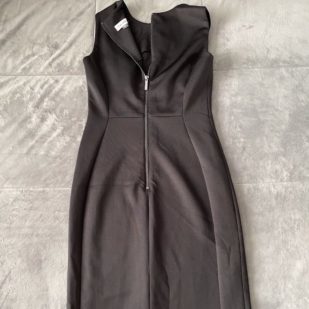 CALVIN KLEIN classic sleeveless dress - Black - Size 4